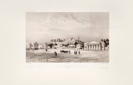 Vue Du Temple Protestant a Sincapour.