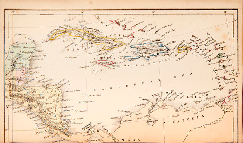 A handsome copy of Anthony Trollope's first travel book, The West Indies and the Spanish Main. It points to the United States as a model for what colonies, once independent, can achieve. 