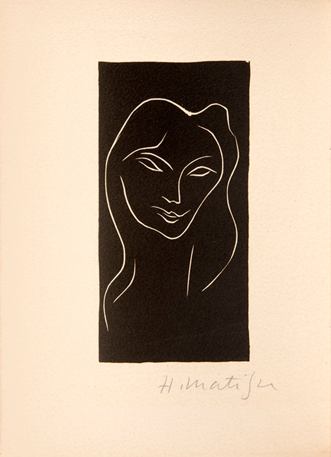 One of 65 deluxe copies with a signed linocut by Matisse.