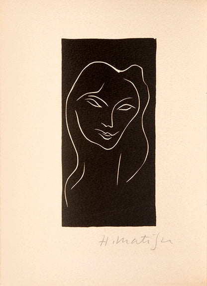 One of 65 deluxe copies with a signed linocut by Matisse.