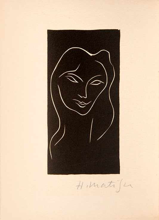 One of 65 deluxe copies with a signed linocut by Matisse.