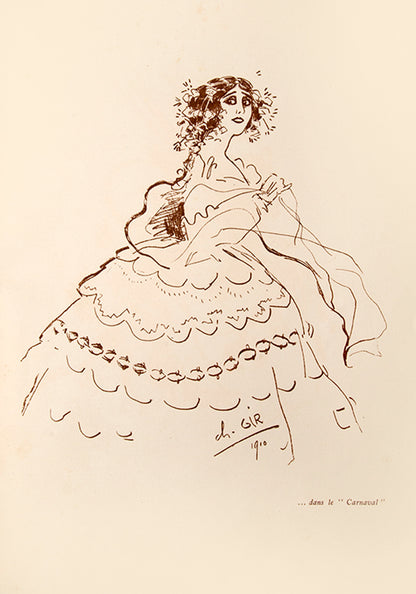 A scarce and early work dedicated to one of the most famous dancers of the Ballets Russes - Tamara Karsavina.