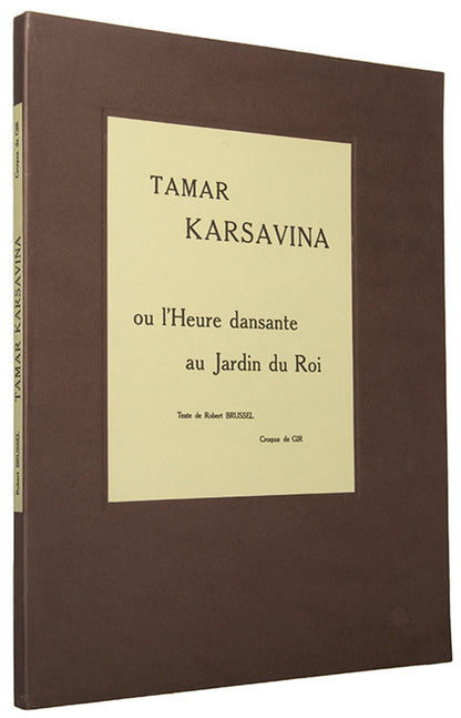 A scarce and early work dedicated to one of the most famous dancers of the Ballets Russes - Tamara Karsavina.