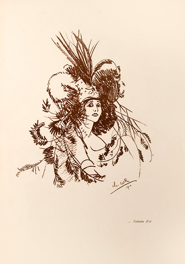 A scarce and early work dedicated to one of the most famous dancers of the Ballets Russes - Tamara Karsavina.