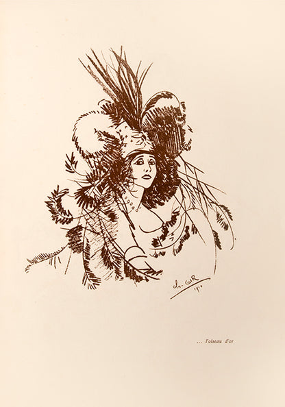 A scarce and early work dedicated to one of the most famous dancers of the Ballets Russes - Tamara Karsavina.