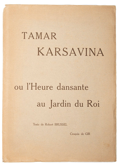 A scarce and early work dedicated to one of the most famous dancers of the Ballets Russes - Tamara Karsavina.