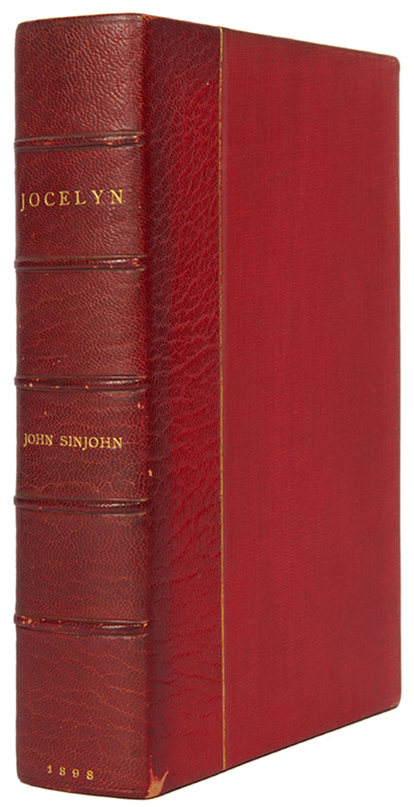 First dition of Jocelyn by John Sinjohn, dedicated to Joseph Conrad.