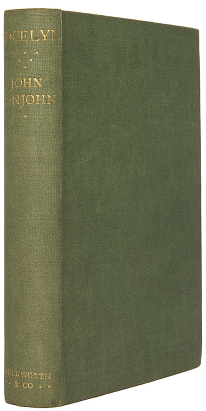 First dition of Jocelyn by John Sinjohn, dedicated to Joseph Conrad.