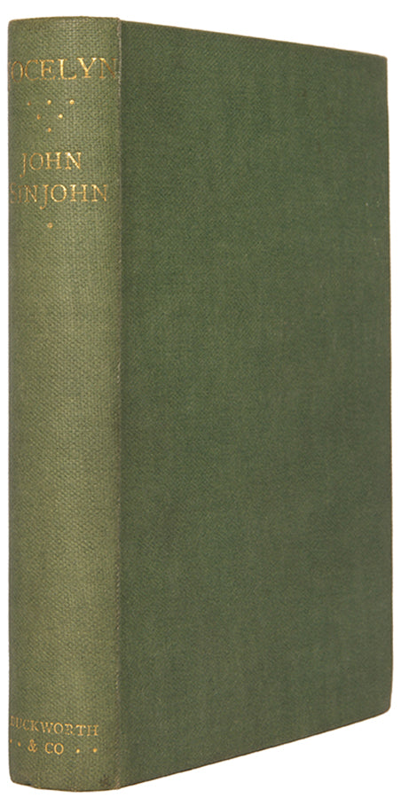First dition of Jocelyn by John Sinjohn, dedicated to Joseph Conrad.