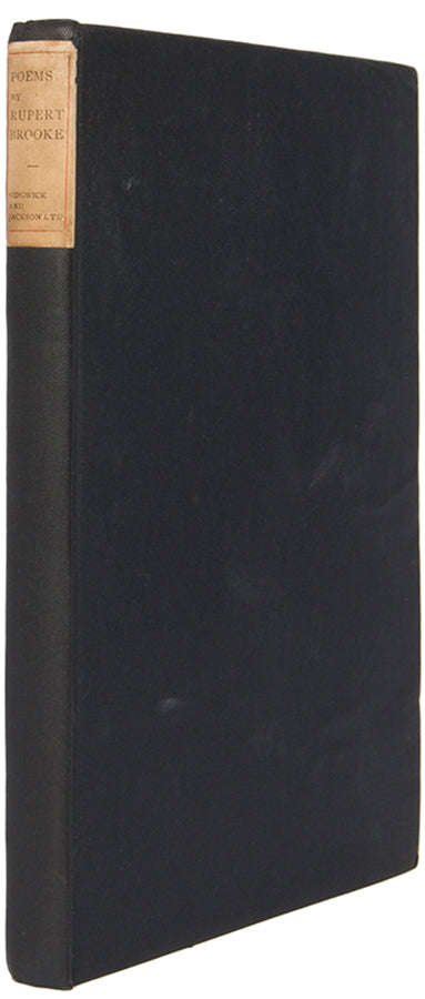 First editions of Poems and 1914 and Other Poems by Rupert Brooke.