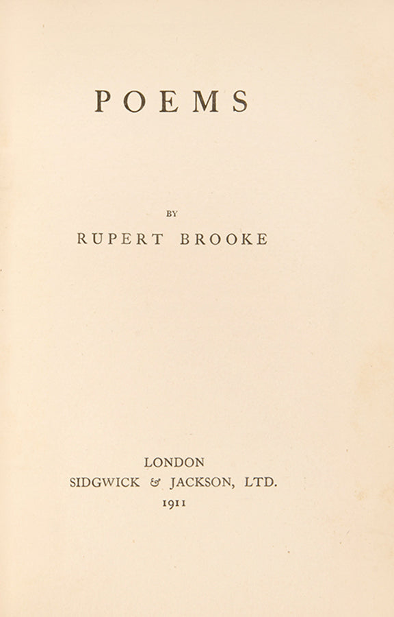 Poems [together with] 1914 and Other Poems.