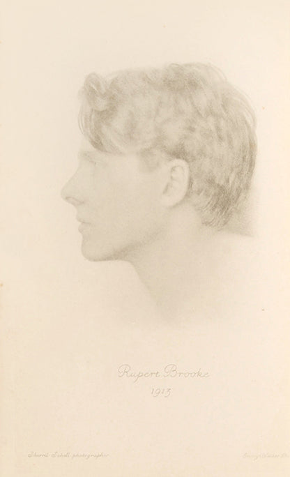 First editions of Poems and 1914 and Other Poems by Rupert Brooke.