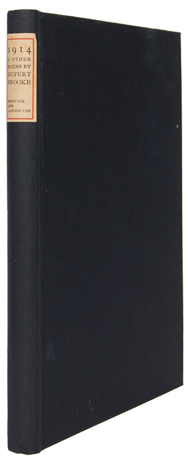 First editions of Poems and 1914 and Other Poems by Rupert Brooke.