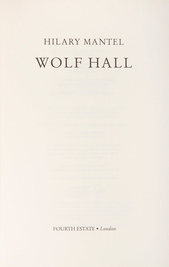 Wolf Hall and Bring up the Bodies won the Man Booker Prize making Hilary Mantel the first woman to win twice the third title, The Mirror and the light completed the trilogy