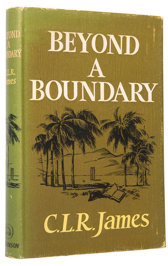 First edition of Beyond a Boundary by C.L.R. James, inscribed by the author to Vivian Virtue.