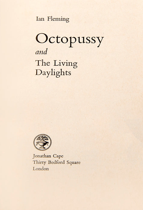 Octopussy and The Living Daylights.