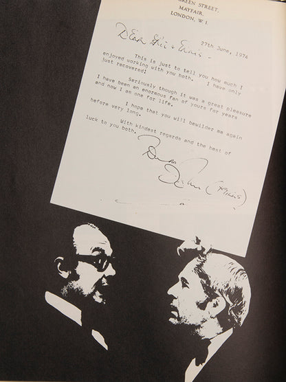 A signed copy of The Best of Morecambe and Wise by Eddie Braben, a printed celebration of Morecambe and Wise, containing the script for some of the comedy pair's most famous sketches.