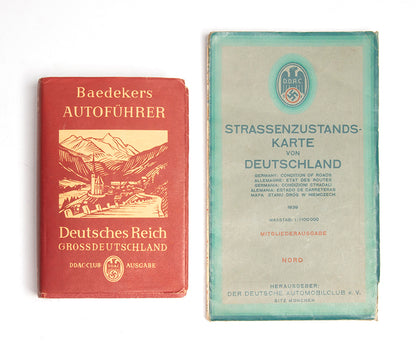 The first version of the second edition of this Baedeker's Autofuhrer with the 'Clubausgabe' on the titlepage. 