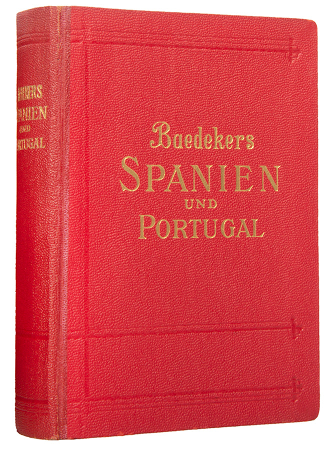 This Baedeker guidbook to Spain and Portugal was Issued in 1942 during the World War II.
