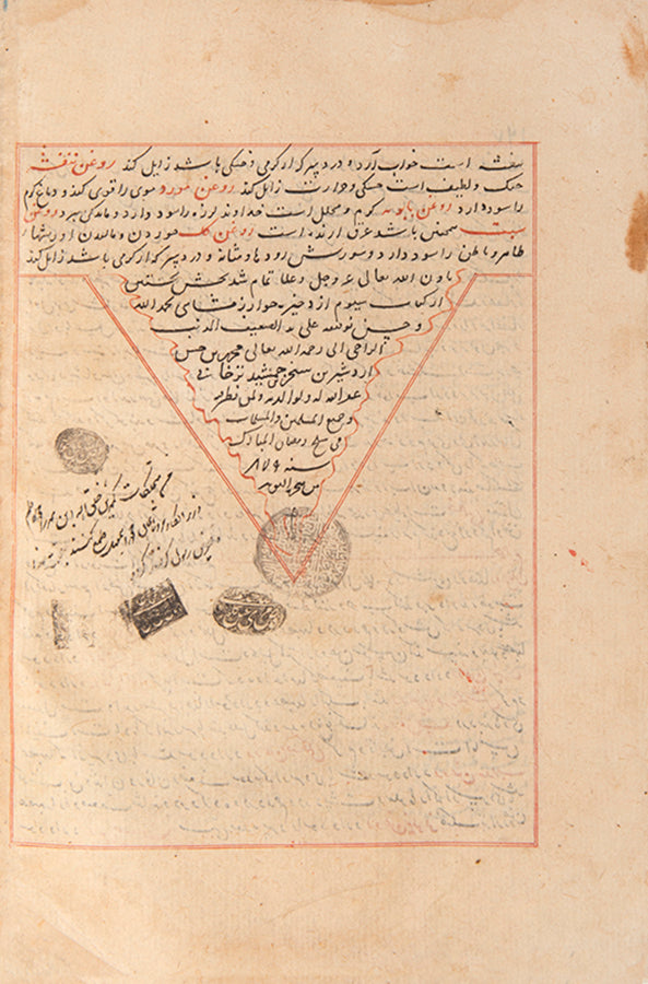 A 1474 AD manuscript copy of the first medical encyclopedia written in Persian, Zakhire'ye Kharazamshahi by Zayn al-Din Jurjani.