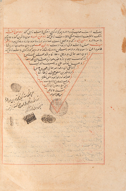 A 1474 AD manuscript copy of the first medical encyclopedia written in Persian, Zakhire'ye Kharazamshahi by Zayn al-Din Jurjani.