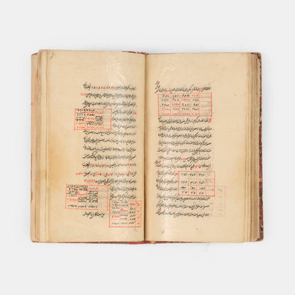 An interesting treatise on mathematics with a particular focus on multiplication and division in algebra and arithematic copied in Tabriz in 1675.