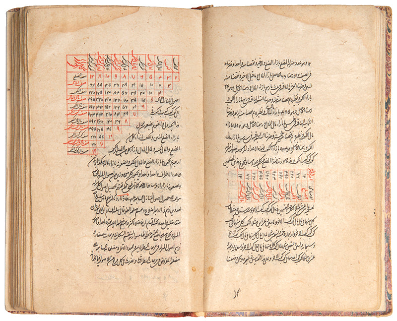 An interesting treatise on mathematics with a particular focus on multiplication and division in algebra and arithematic copied in Tabriz in 1675.