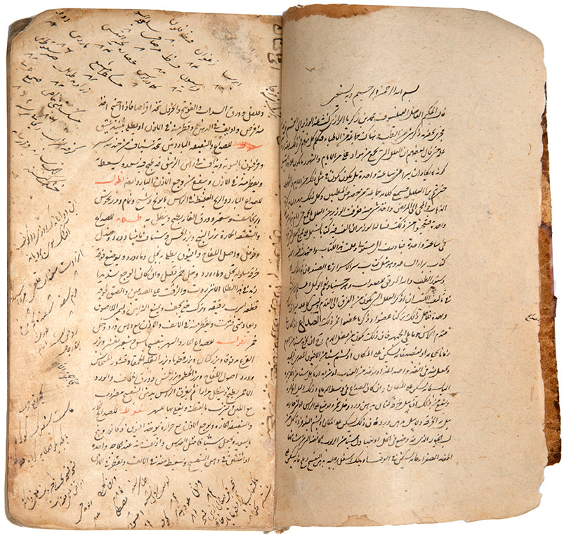 A medical manuscript featuring lists of sicknesses and remedies copied in mughal india in 1698.
