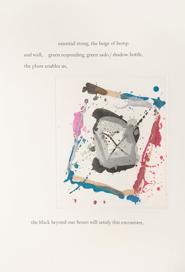 One of 35 copies - signed by the artist and author. A beautiful Sam Francis illustrated book by his own Lapis Press.