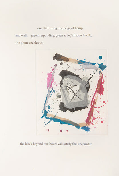 One of 35 copies - signed by the artist and author. A beautiful Sam Francis illustrated book by his own Lapis Press.