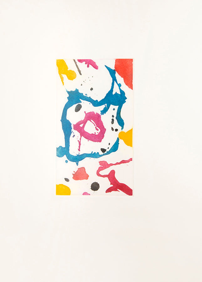 One of 35 copies - signed by the artist and author. A beautiful Sam Francis illustrated book by his own Lapis Press.