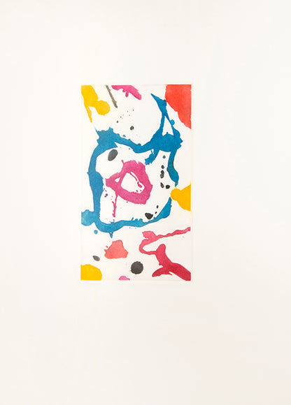 One of 35 copies - signed by the artist and author. A beautiful Sam Francis illustrated book by his own Lapis Press.