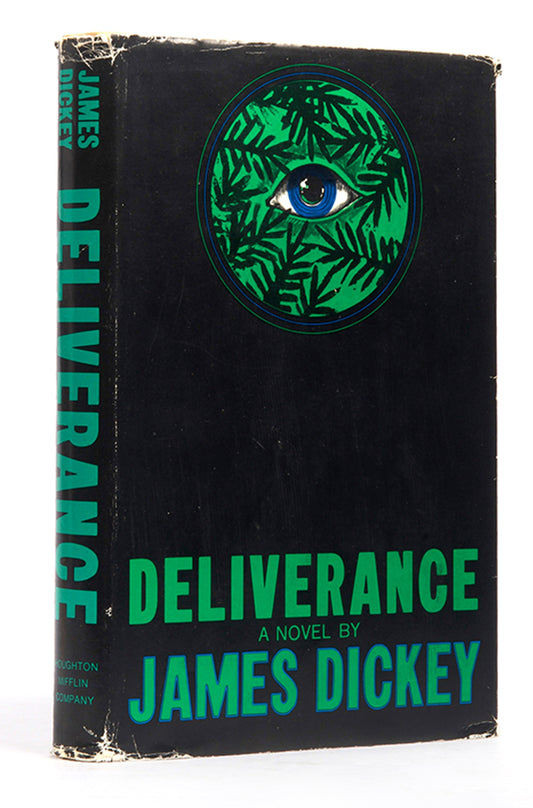 First edition of Deliverance by James Dickey, inscribed by the author.