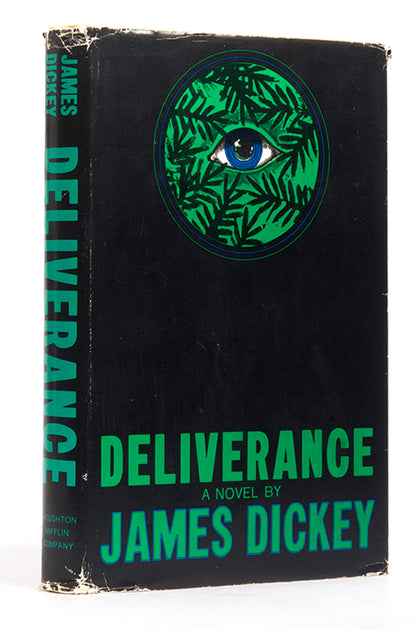 First edition of Deliverance by James Dickey, inscribed by the author.