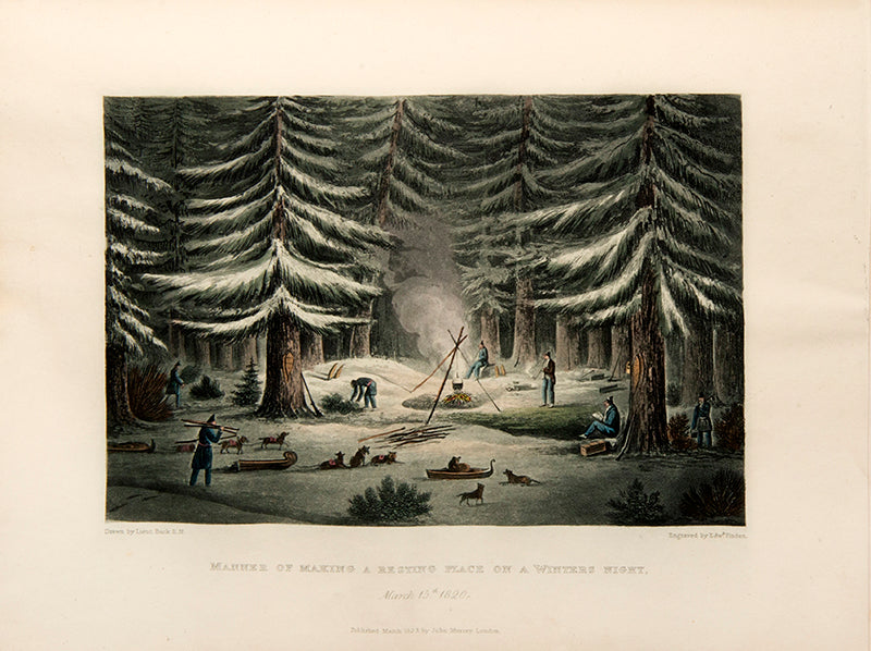 A rare survival, uncut in original boards.  Franklin's famous journey to the Coppermouth River.