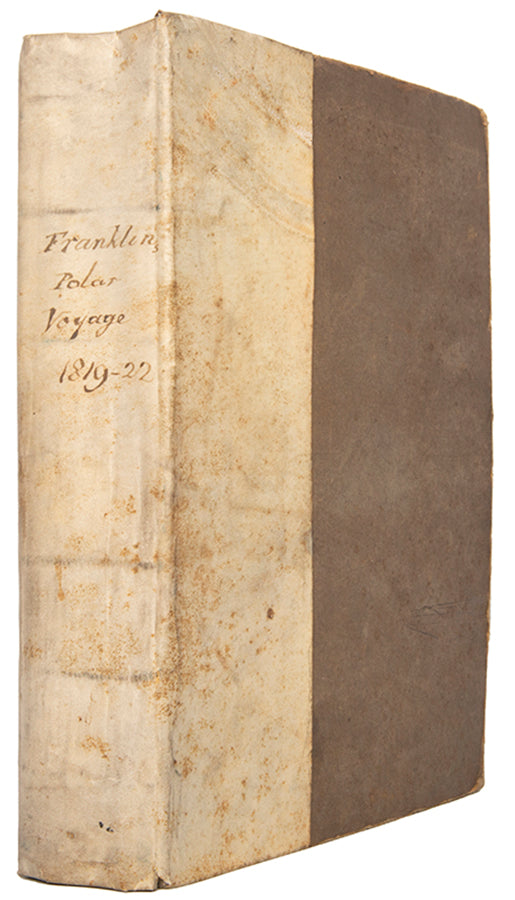A rare survival, uncut in original boards.  Franklin's famous journey to the Coppermouth River.