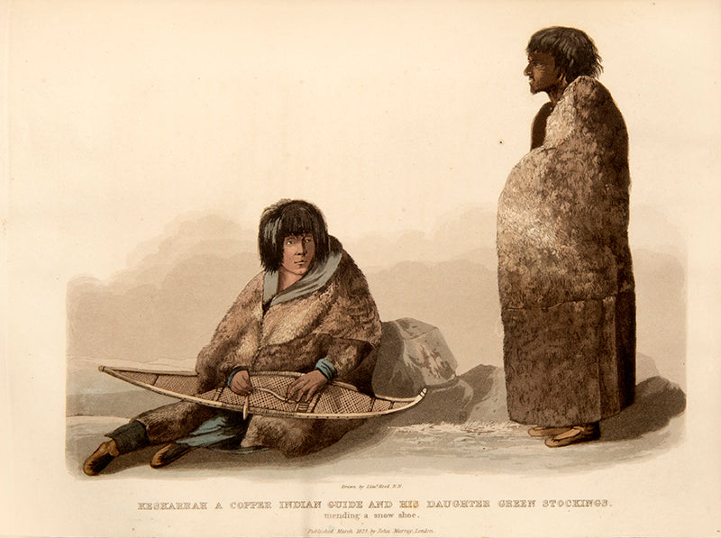 A rare survival, uncut in original boards.  Franklin's famous journey to the Coppermouth River.