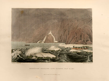 A rare survival, uncut in original boards.  Franklin's famous journey to the Coppermouth River.