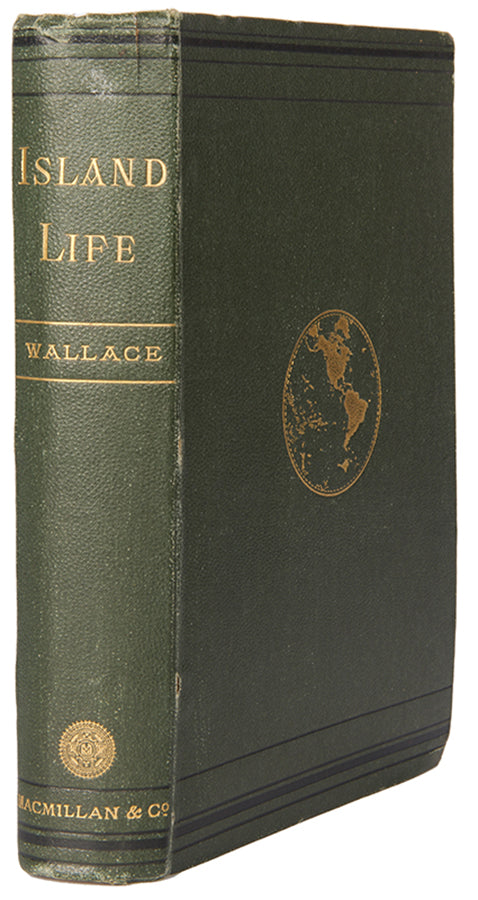 First edition of Alfred Russell Wallace's evolutioary biology book Island Life, published in 1880.