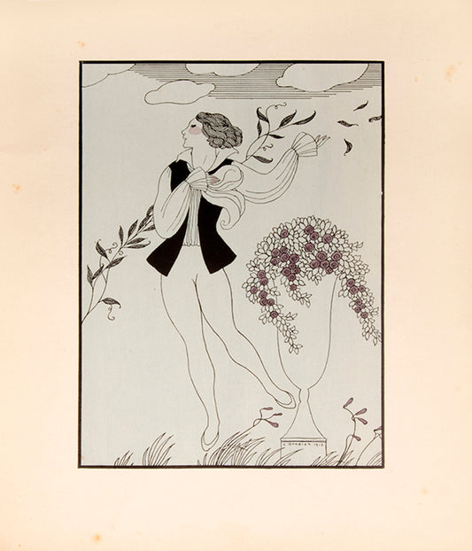 Nijinsky as 'the poet' in Les Sylphides.