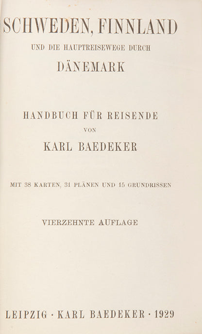 First and only separate edition of Sweden and Finland.