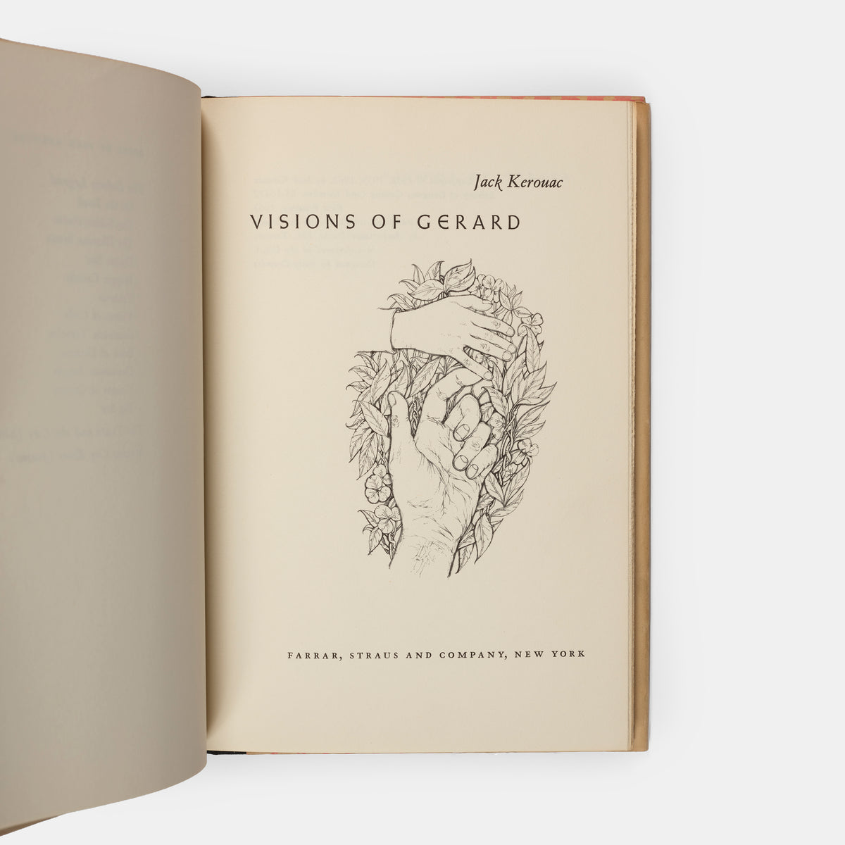 First edition of Visions of Gerard by Jack Kerouac.