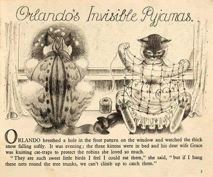 A splendid, bright copy of Orlando's Invisible Pyjamas, another exploit of Orlando, the Marmalade Cat by Kathleen Hale