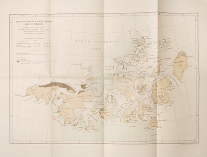 First edition in English of Luigi Amedeo's On the Polar Star in the Arctic Sea. Although not reaching the Pole, the expedition reached the highest latitude thencefar and proved the success of using dog sledges.