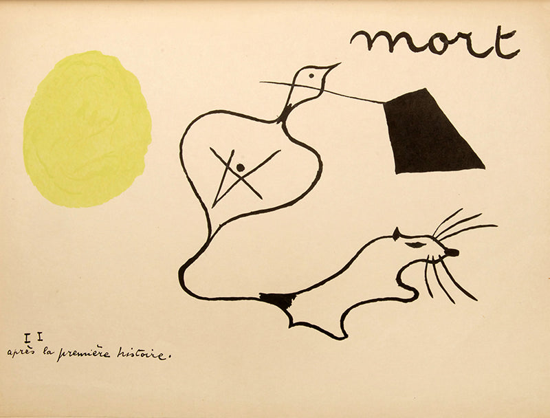Miro's first artist's book, one of 20 copies on Japon with an extra suite in black, in a fine binding by 