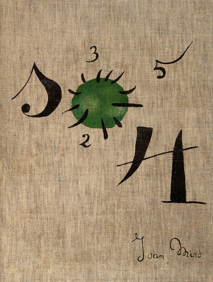 Miro's first artist's book, one of 20 copies on Japon with an extra suite in black, in a fine binding by 