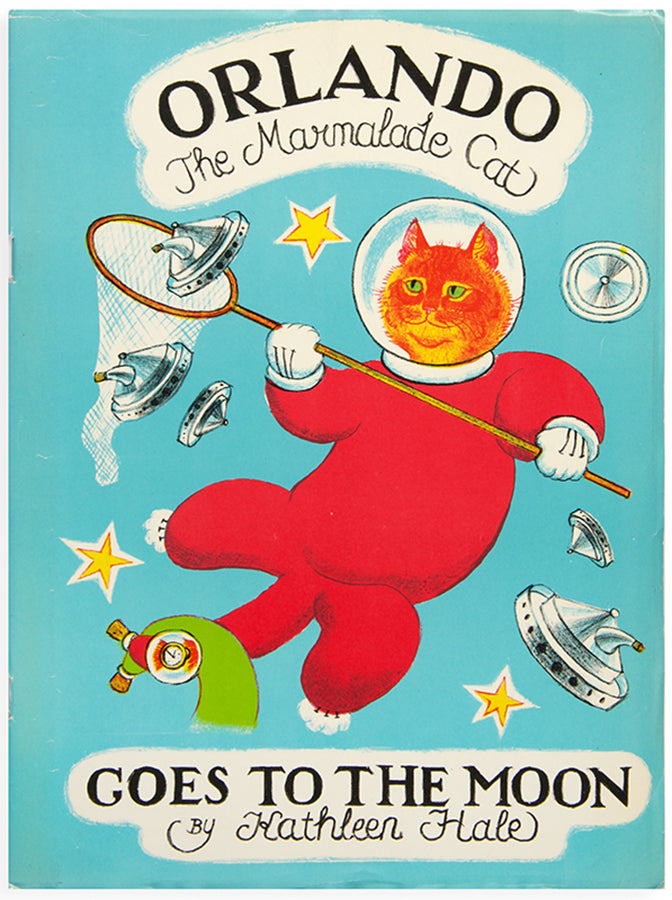 A splendid, bright copy of Orlando goies to the Moon, one of the instalments from the exploits of Orlando, the Marmalade Cat