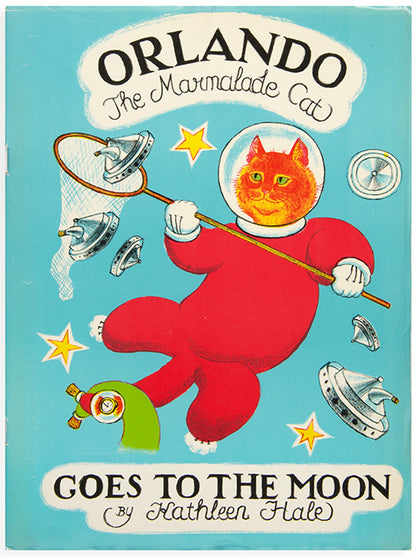 A splendid, bright copy of Orlando goies to the Moon, one of the instalments from the exploits of Orlando, the Marmalade Cat
