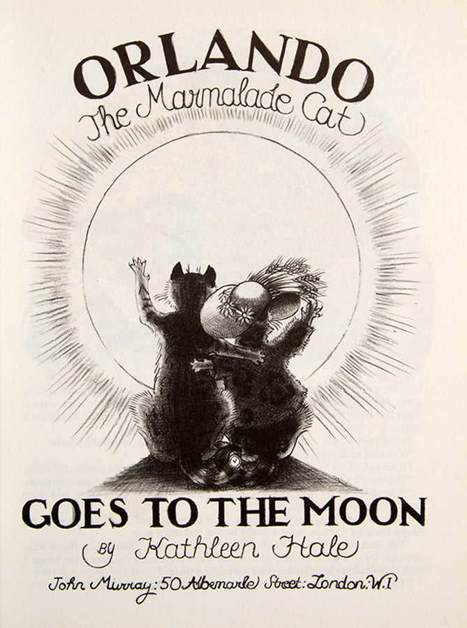 A splendid, bright copy of Orlando goies to the Moon, one of the instalments from the exploits of Orlando, the Marmalade Cat
