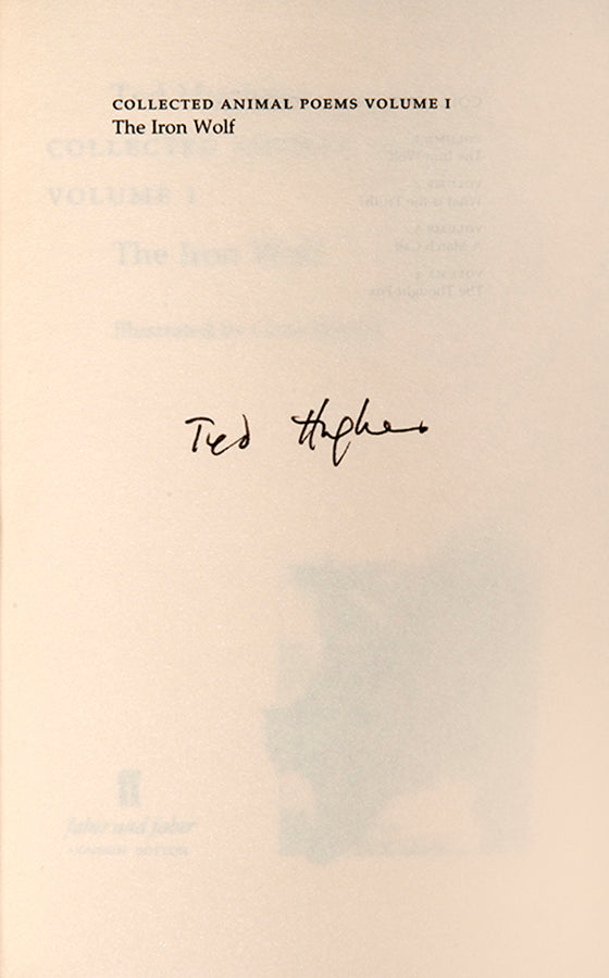 Ted Hughes' Animal Poems have a dark energy and the rhythms and sounds of Old English, often connected with the natural world, with animals and the landscape